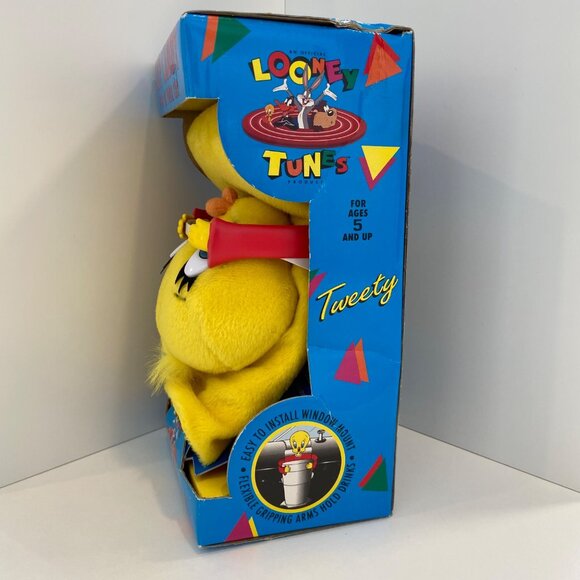 Vintage New Looney Tunes Tweety Cup Caddy 1994 Fun In Your Car Holder Ages 5+ Ha - Picture 2 of 11